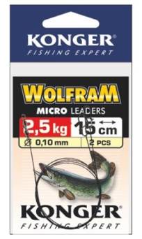 Przypon Konger Wolfram MIKRO 2,5kg 15cm 2szt. 