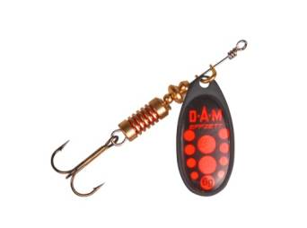 Obrotówka Dam Effzett Standard BLACK RED 5 12g 5131105