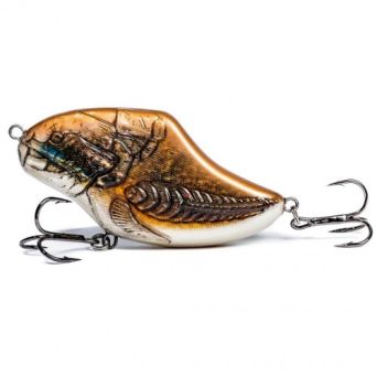 Wobler FishTank Steel Target red&grey 7cm ft-st7s-rg