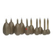 Ciężarki Daiwa N'ZON Inline Swivel Bomb 10g 13361-010 - 2