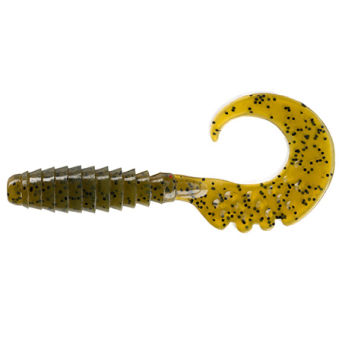 Guma Fishup Fancy Grub 1" 074 Green Pumpkin Seed