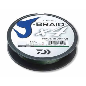 Plecionka Daiwa J-Braid x4 0,10mm 135m 3,80kg 12741-010