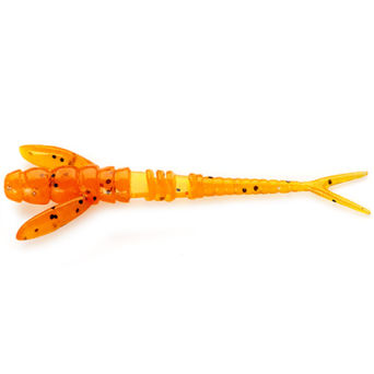 Guma Fishup Flit 1,5" 049 Orange pumpkin/ black