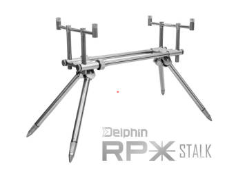 Rodpod Delphin RPX Stalk Silver Buzzbar na 2 wędki