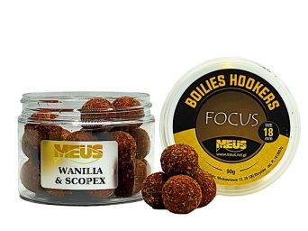 Kulka Hakowa Meus Boilies Hookers Focus 18mm Wanilia & Scopex 90g KHF18WS