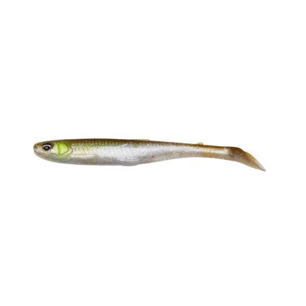 Guma Savage gear Slender scoop shad 13cm green silver 74269