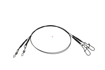 Przypon Effzett Coated Core7 spin Leader 40cm 20kg 2szt. 60410