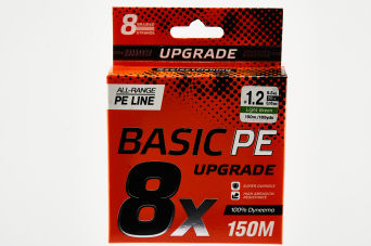 Plecionka Select Basic PE 8x 150m (jasnozielony) #1.2/0.16mm 20lb/9.3kg
