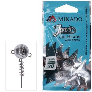 Główki Jigowe Mikado Jaws z wkrętem 10g OMGJ-10