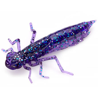 Guma Fishup Dragonfly 1" 060 Dark Violet /Peacock & Silver